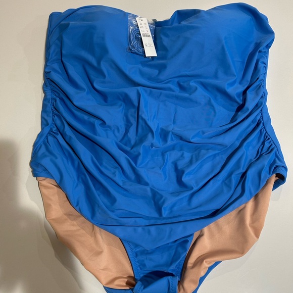 J Crew Strapless Ruched Swimsuit - Picture 8 of 8